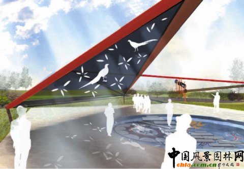 臺灣原民園設(shè)計--中央主景區(qū)