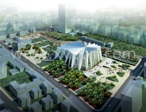 上海文化廣場設計方案