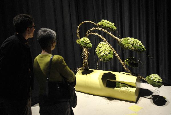 第34屆根特花展在比利時(shí)西部城市根特開幕