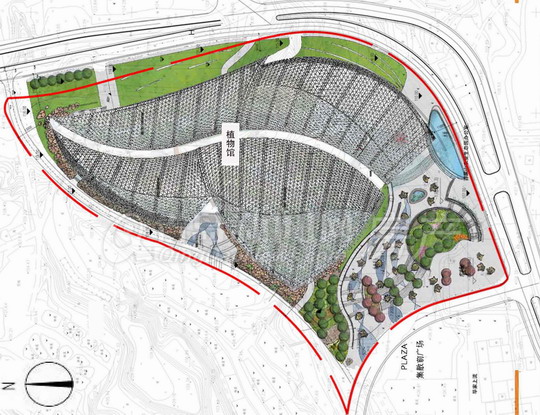 世園會 植物館 規劃 玻璃伊甸園 中國風景園林網