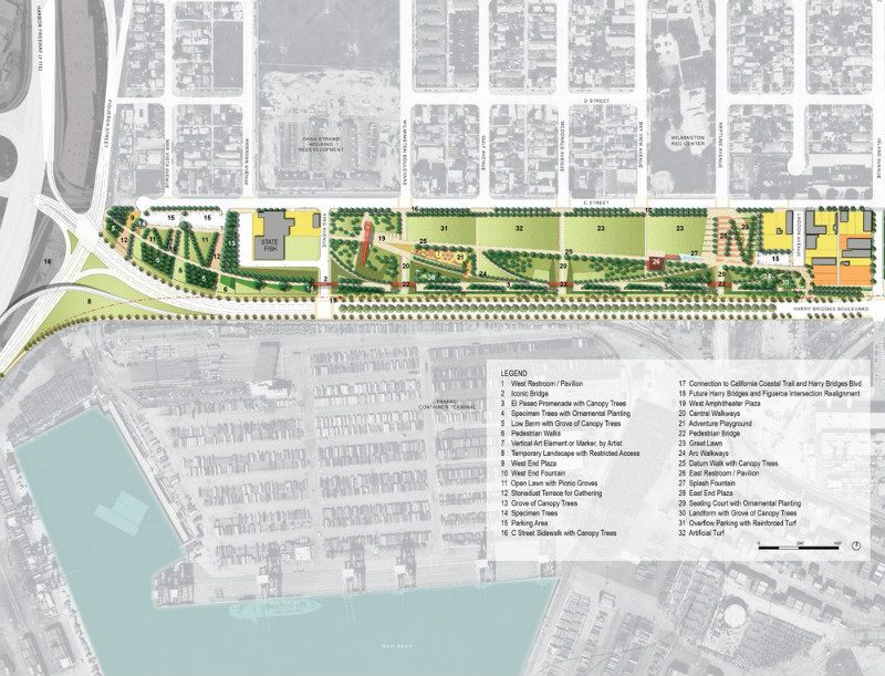 洛杉磯威明頓濱水公園