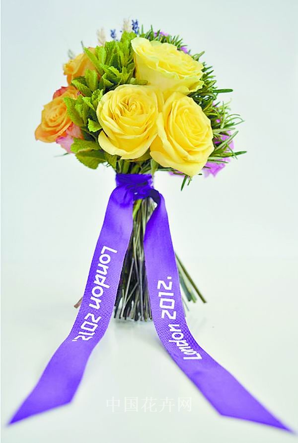 倫敦 奧運 花束
