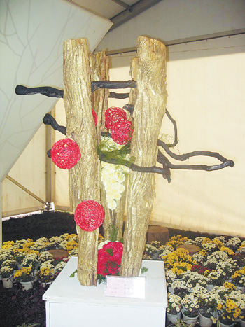 插花 作品 丁穩林