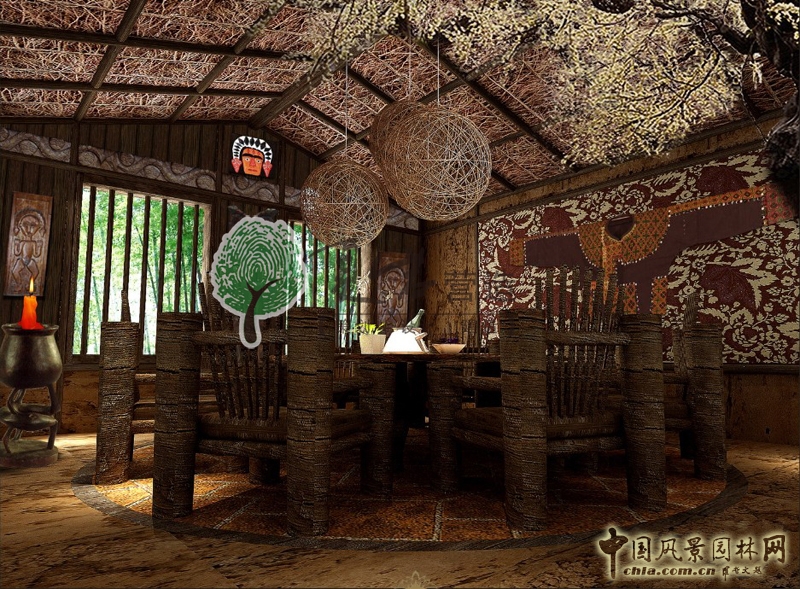 宿遷-萬(wàn)國(guó)園瑪雅文明部落包房