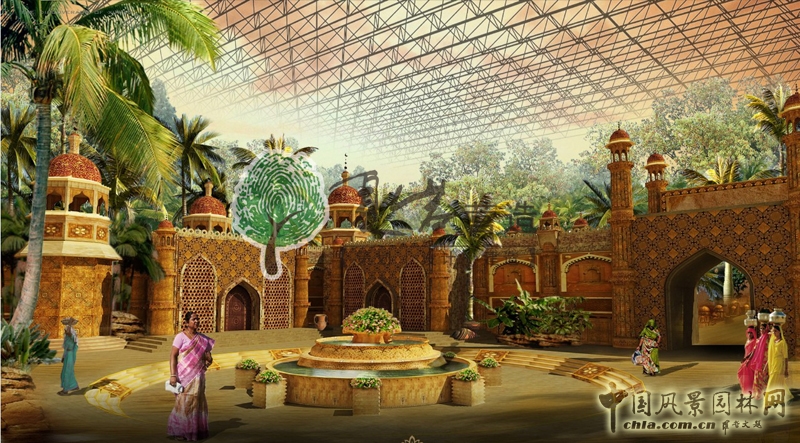 宿遷-萬國園伊斯法罕區內部建筑