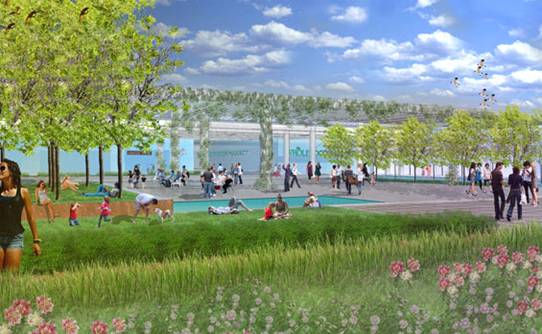 景觀設計案例美國納什維爾市坎伯蘭角  中國風景園林網