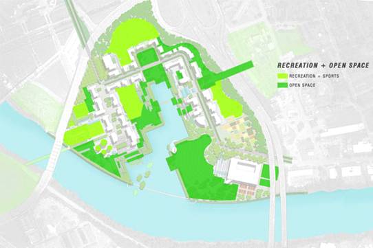 景觀設計案例美國納什維爾市坎伯蘭角  公共綠地|規劃設計 中國風景園林網  