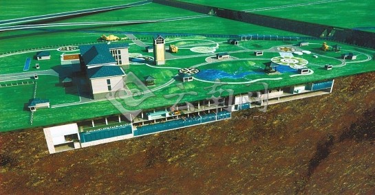 國(guó)內(nèi) 最大 地下式 污水處理廠 公園 中國(guó)風(fēng)景園林網(wǎng)