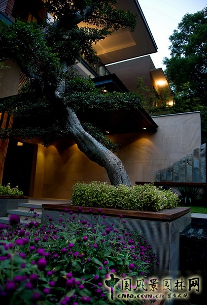 住宅景觀獎 湘江一號 山水比德 景觀設計 中國風景園林網