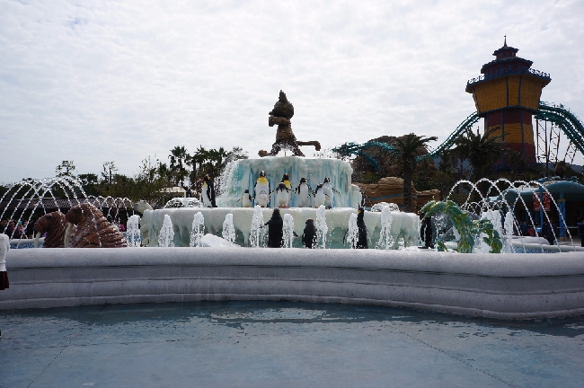 圖為長隆海洋王國迎賓廣場。
