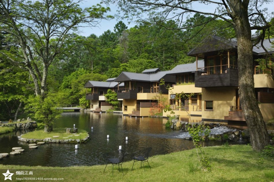 日本長野輕井澤虹夕諾雅酒店景觀設(shè)計