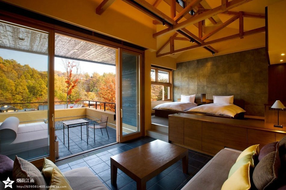 日本長野輕井澤虹夕諾雅酒店景觀設(shè)計(jì)