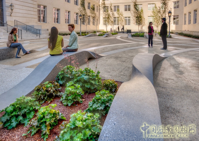 美國舊金山聯合廣場“絲帶”庭院