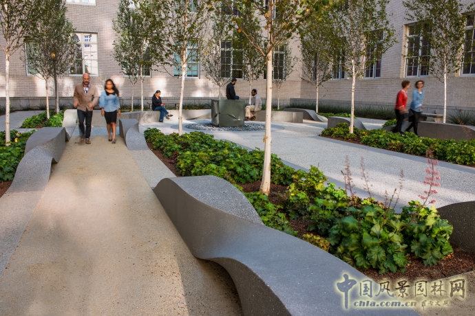 美國舊金山聯合廣場“絲帶”庭院
