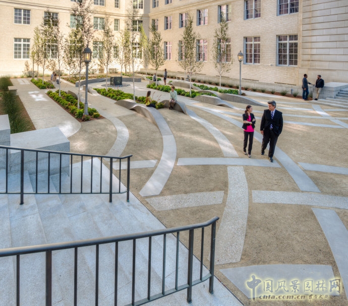 美國舊金山聯合廣場“絲帶”庭院