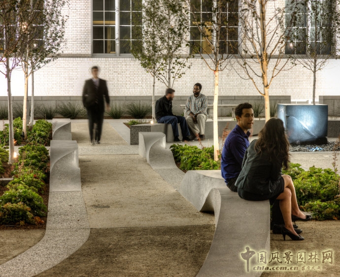 美國舊金山聯合廣場“絲帶”庭院