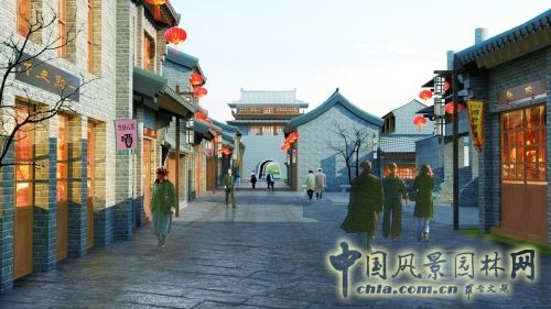 建成后的古城明清建筑