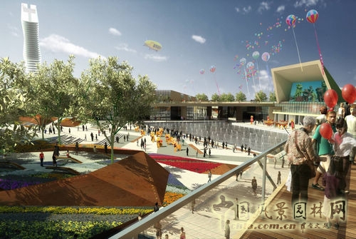 商業街景觀設計 景觀方案 施工圖設計