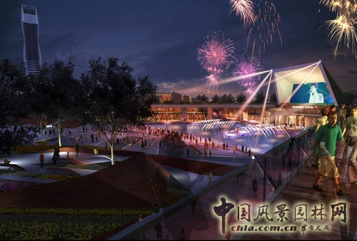 商業街景觀設計 景觀方案 施工圖設計