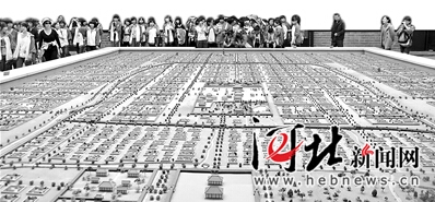 鄴城復原沙盤（部分）