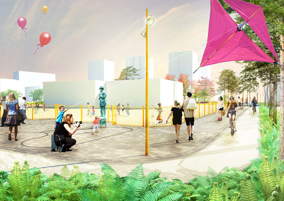 俄羅斯人居獎最佳公共空間設計：亞尼拉村落