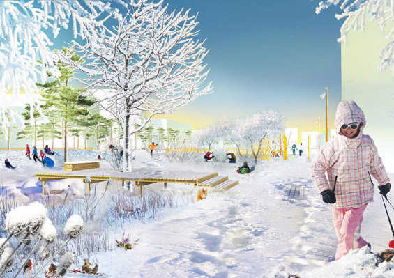 俄羅斯人居獎最佳公共空間設計：亞尼拉村落