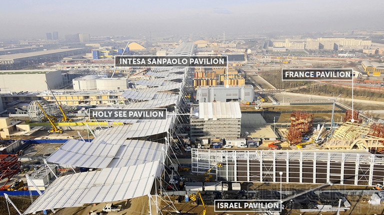 ?國家館沿“decumano”軸分部