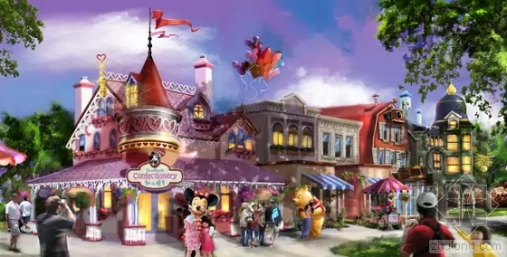 上海迪士尼樂(lè)園景觀方案效果圖