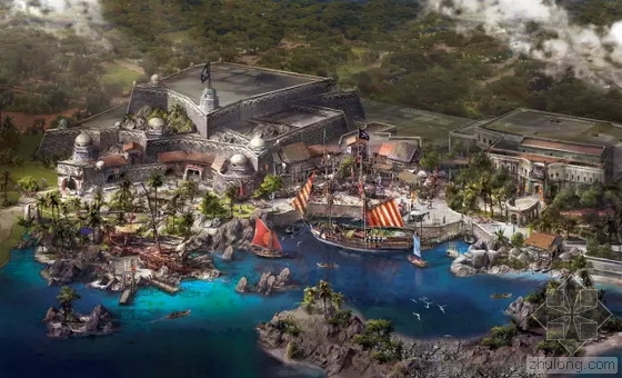 上海迪士尼樂園景觀方案效果圖