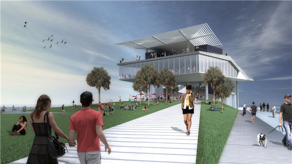 圣彼得堡碼頭概念設計通過市政審批