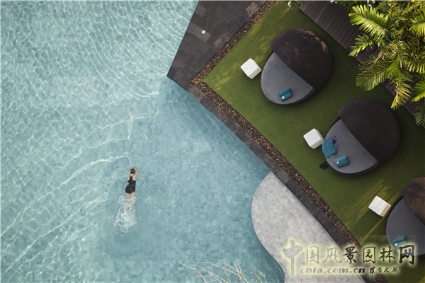 泰國芭提雅希爾頓酒店屋頂花園