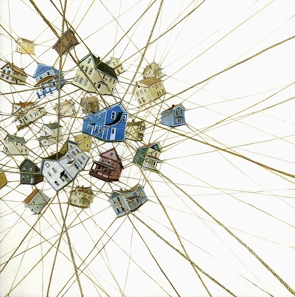 圖片賞析:Amy Casey懸掛的城市