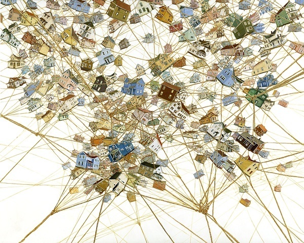 圖片賞析：Amy Casey懸掛的城市