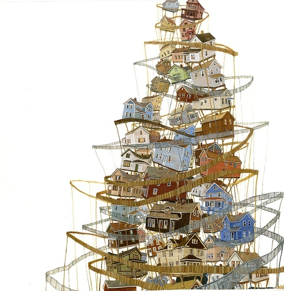 圖片賞析：Amy Casey懸掛的城市