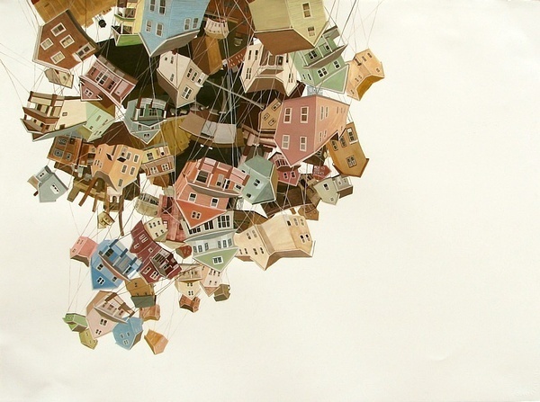 圖片賞析：Amy Casey懸掛的城市