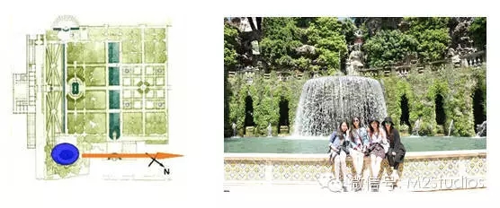 意大利臺(tái)地園的典范——埃斯特莊園