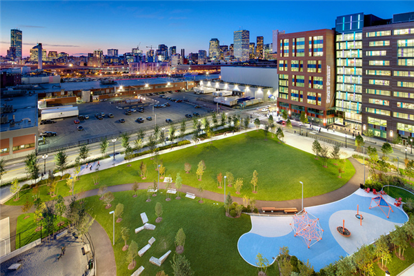 波士頓信道中心公園景觀設(shè)計(jì)