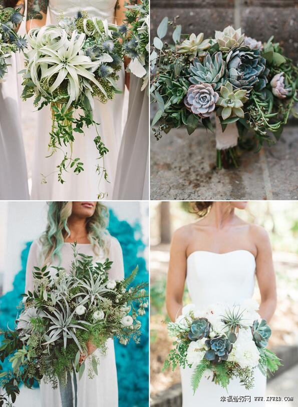 32種超乎你想像的時尚多肉植物婚禮設計