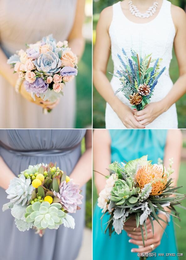 32種超乎你想像的時尚多肉植物婚禮設計