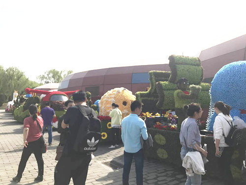 中國風景園林網考察世界花卉大觀園