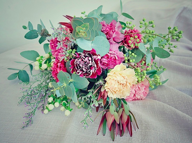 插花藝術：復古康乃馨給你驚喜