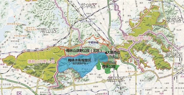 深圳大腦殼山將建山頂公園 9月底公布最終設(shè)計(jì)方案