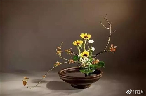 茶道，缺少插花不成雅致