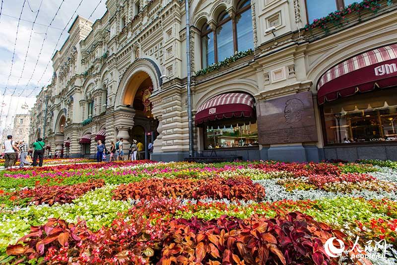 又是一年賞花時　莫斯科花卉節正在進行中