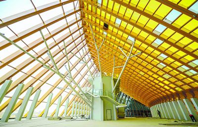 世園會(huì)中國(guó)館展廳竟然藏在梯田下