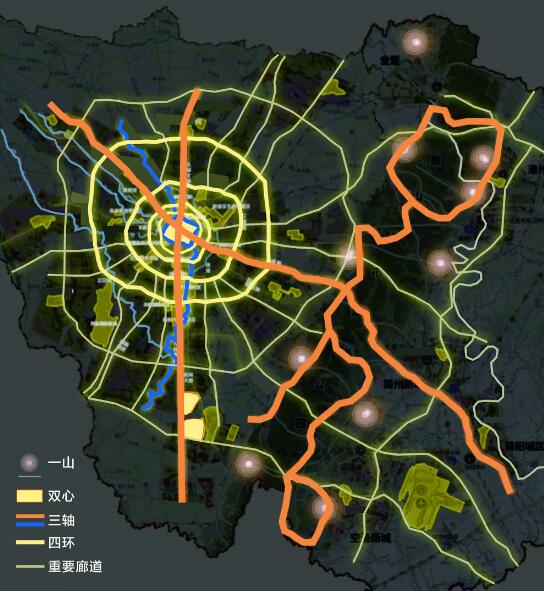 成都中心城區景觀照明規劃出爐