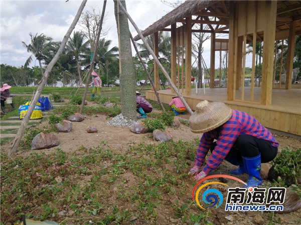 海南大山泰景觀發動村民參與文旅項目建設