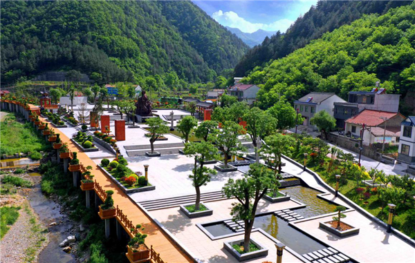 藍(lán)田縣葛牌鎮(zhèn)紅色小鎮(zhèn)景觀工程