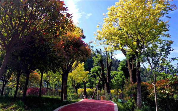 藍(lán)田縣葛牌鎮(zhèn)紅色小鎮(zhèn)景觀工程