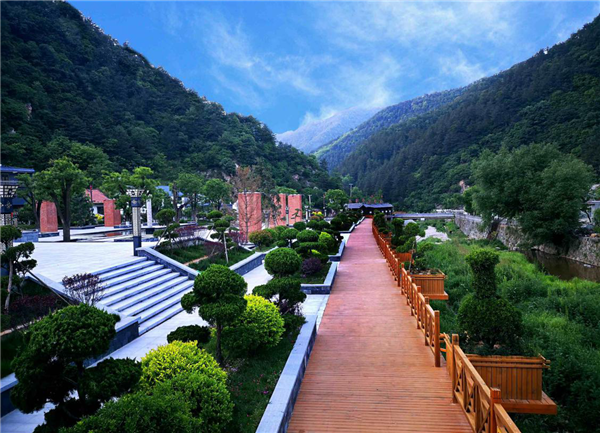 藍(lán)田縣葛牌鎮(zhèn)紅色小鎮(zhèn)景觀工程